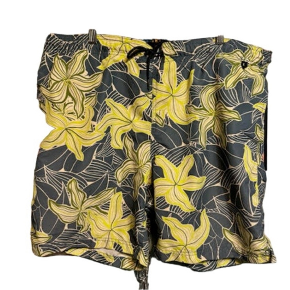 Lands End Men Swim Water Board Trunks Size Large 36-38